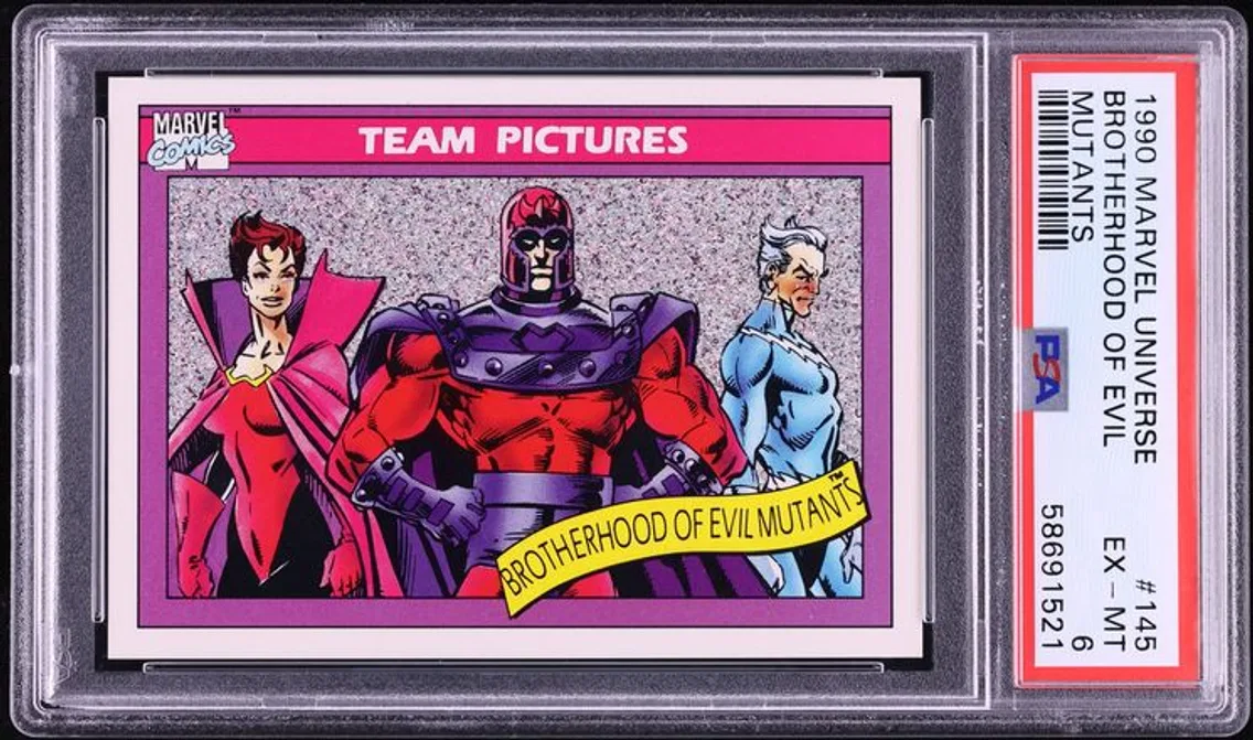 1990 #145 Impel Marvel Universe Brotherhood Of Evil Mutants EXMT PSA 6