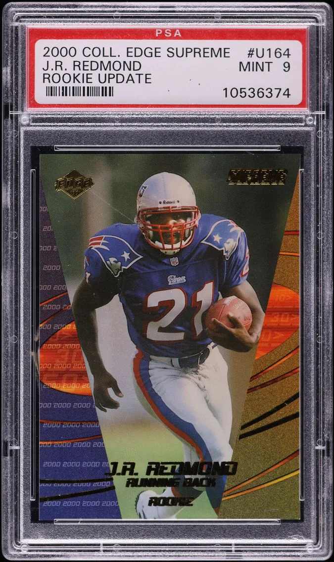 2000 Collector's Edge Supreme Update J.R. Redmond ROOKIE /2000 #U164 PSA 9 MINT