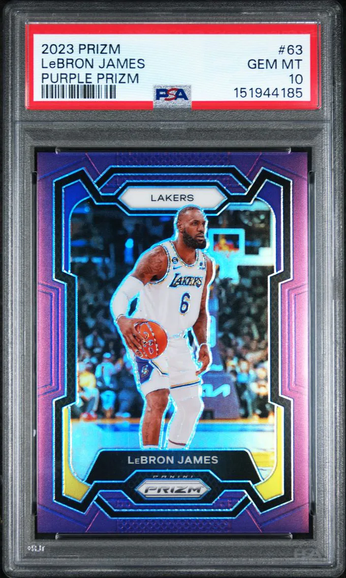 2023 #63 LeBron James PSA 10 Pan