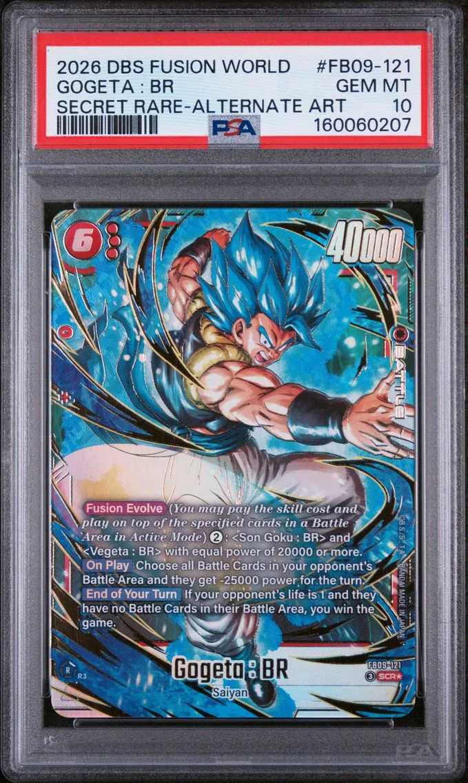 2026 #FB09-121 Gogeta : BR PSA 10 Dragon Ball Super Card Game Fusion World Dual Evolution