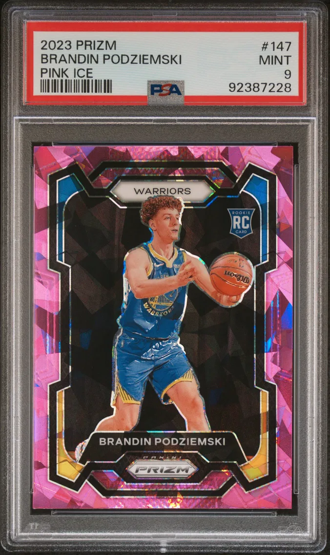 2023 #147 Brandin Podziemski PSA 9 Panini Prizm