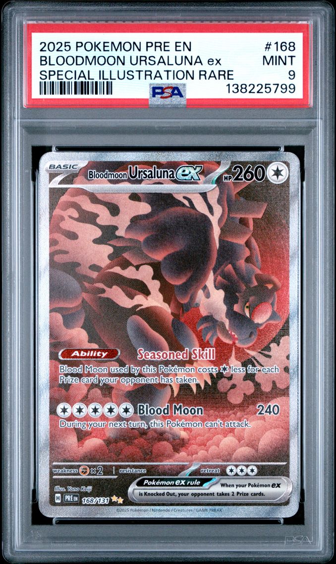 2025 #168 Bloodmoon Ursaluna EX