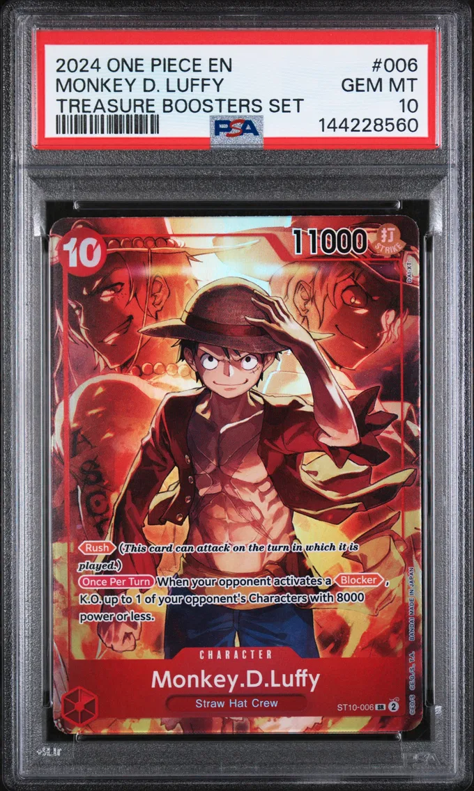 2024 #006 Monkey D. Luffy PSA 10 One Piece Promos