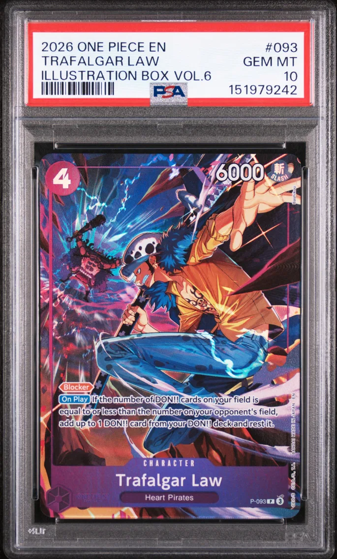 2026 #093 Trafalgar Law PSA 10 One Piece Promos