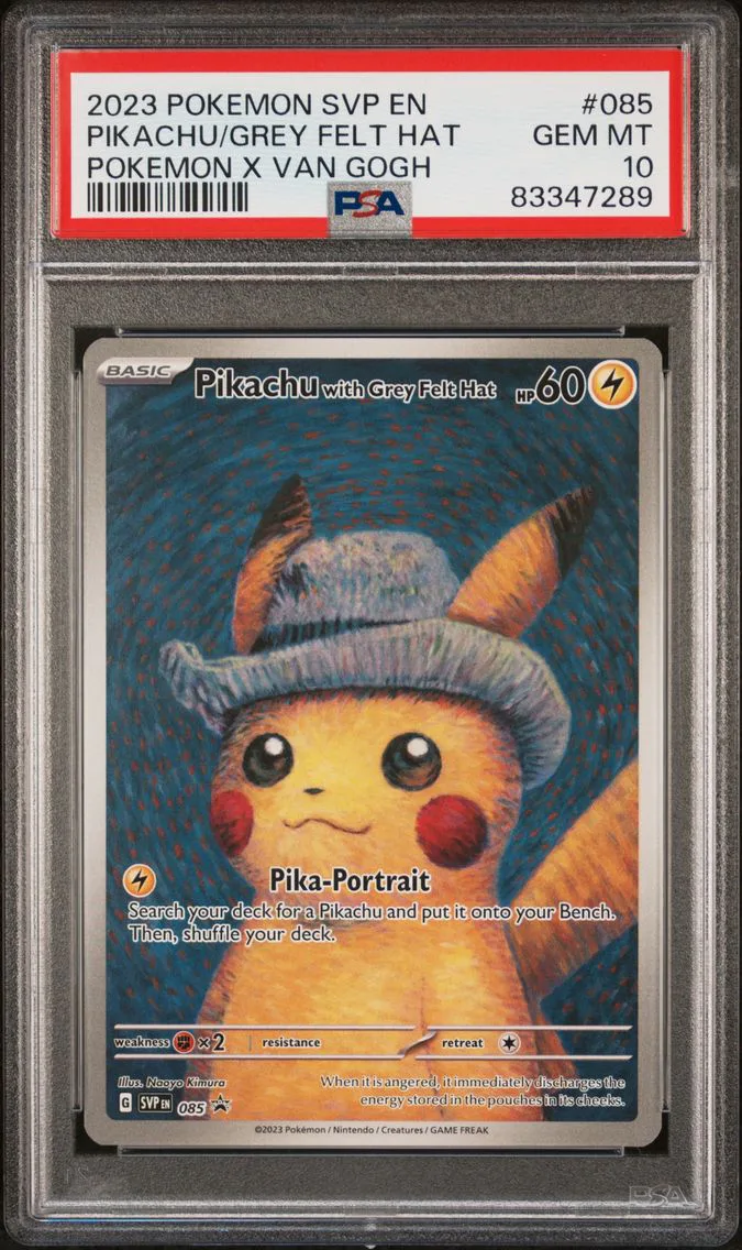 2023 #085 Pikachu With Grey Felt