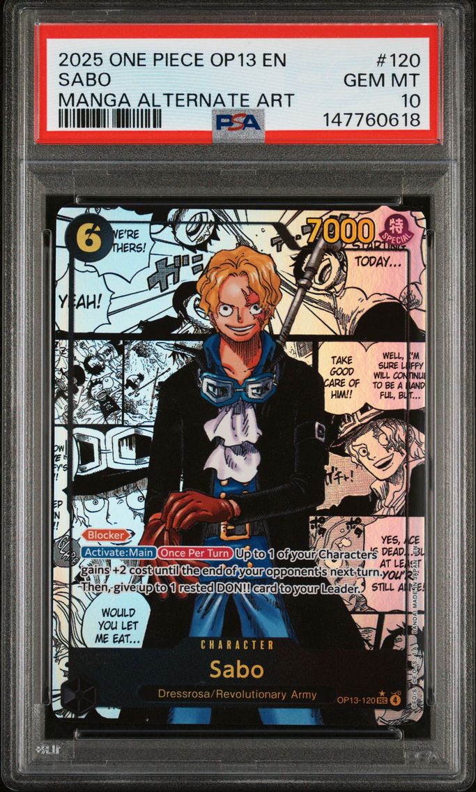 2025 #120 Sabo PSA 10 OP13-Carry