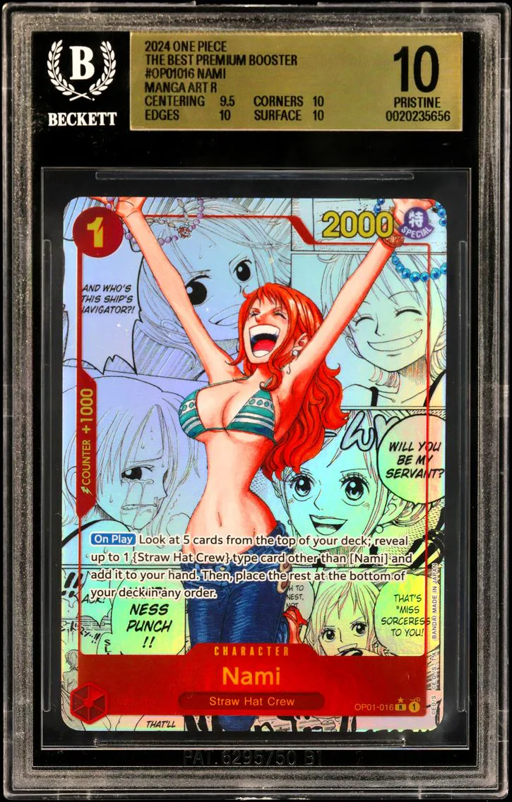 2024 #OP01016 Nami MANGA ART R B