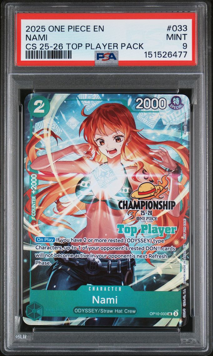 2025 #033 Nami PSA 9 One Piece C