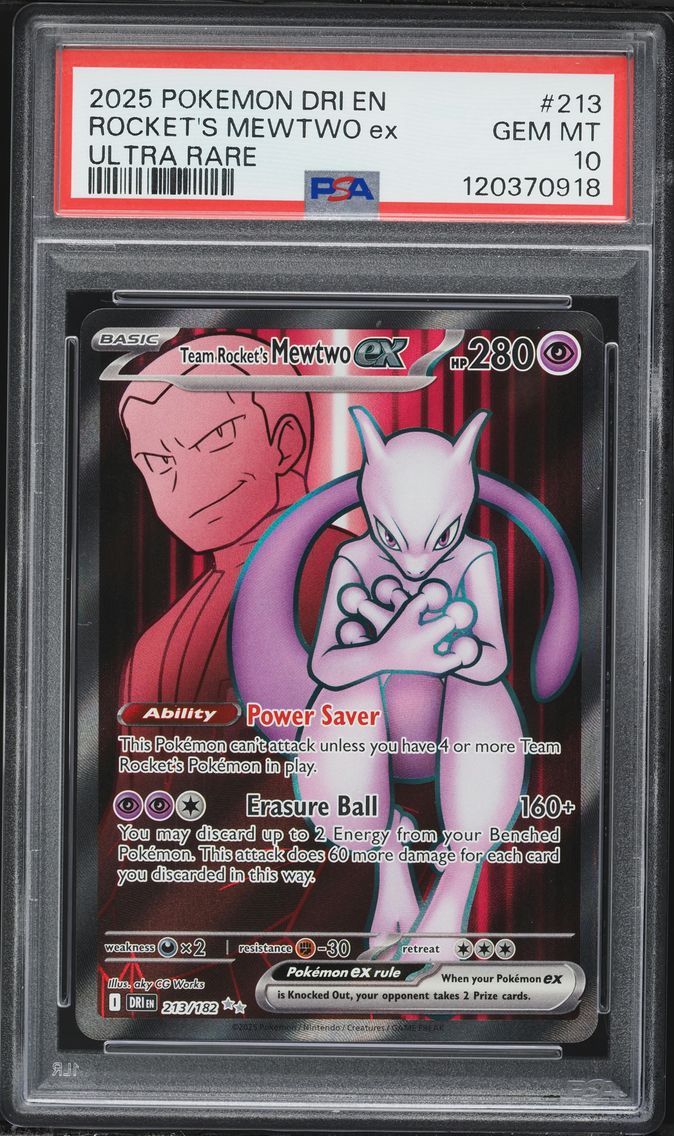 2025 #213 Team Rocket's Mewtwo E