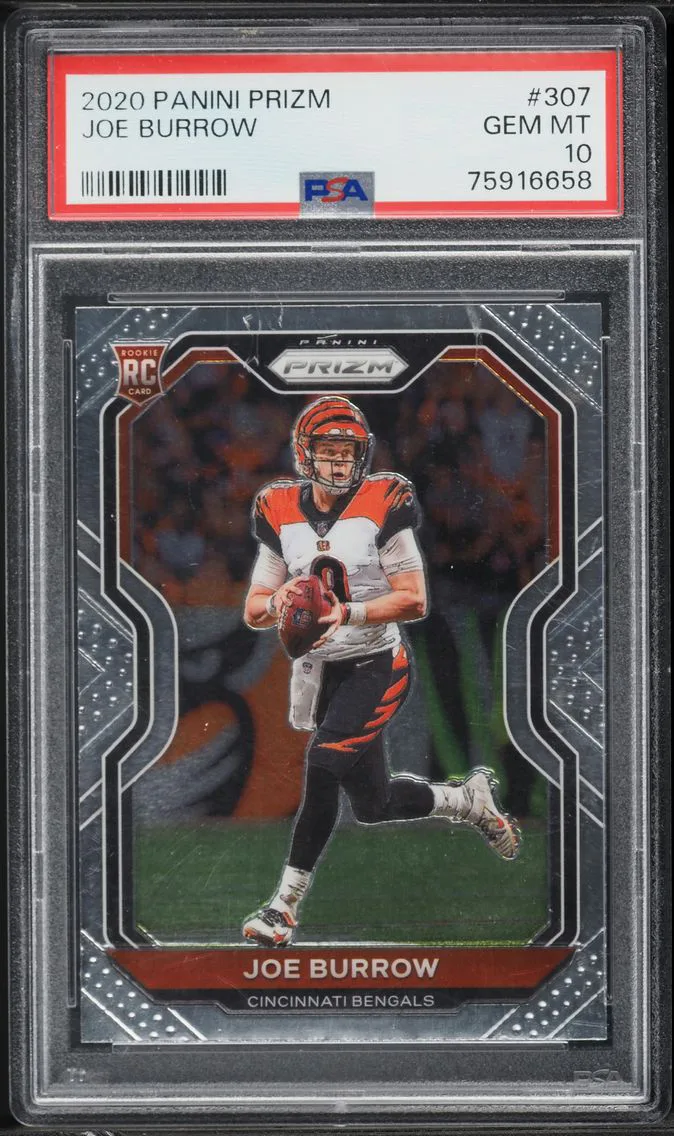 2020 #307 Joe Burrow PSA 10 Panini Prizm