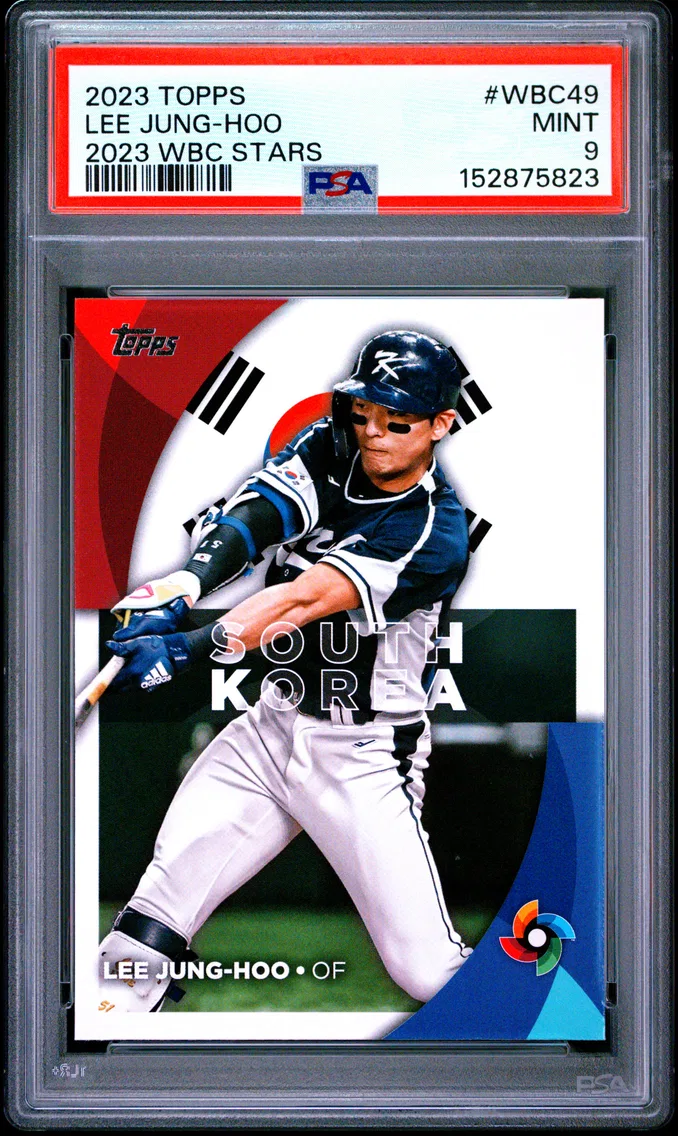 2023 #WBC49 Lee Jung-Hoo PSA 9 Topps 2023 World Baseball Classic Stars