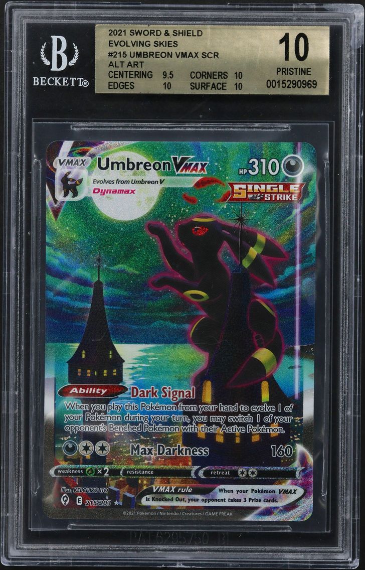 2021 #215 Umbreon VMAX ALT ART S