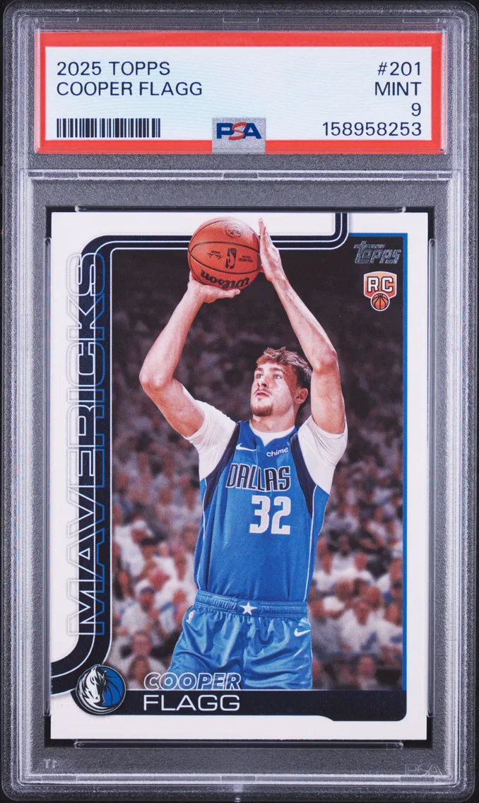 2025 #201 Cooper Flagg PSA 9 Topps