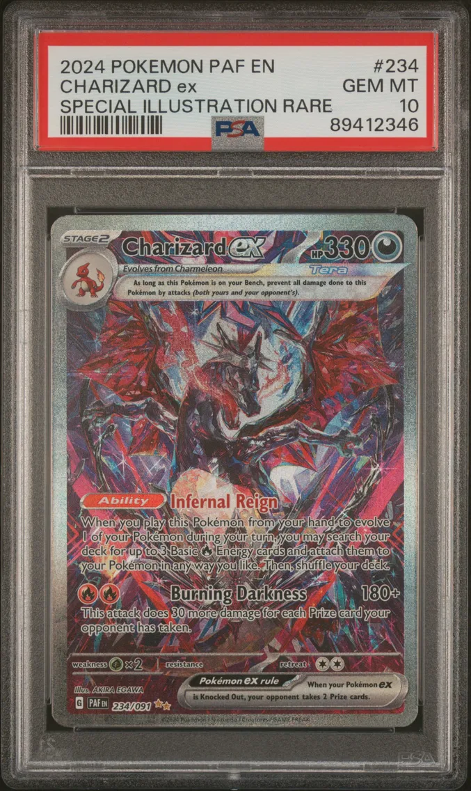2024 #234 Charizard EX PSA 10 Pa