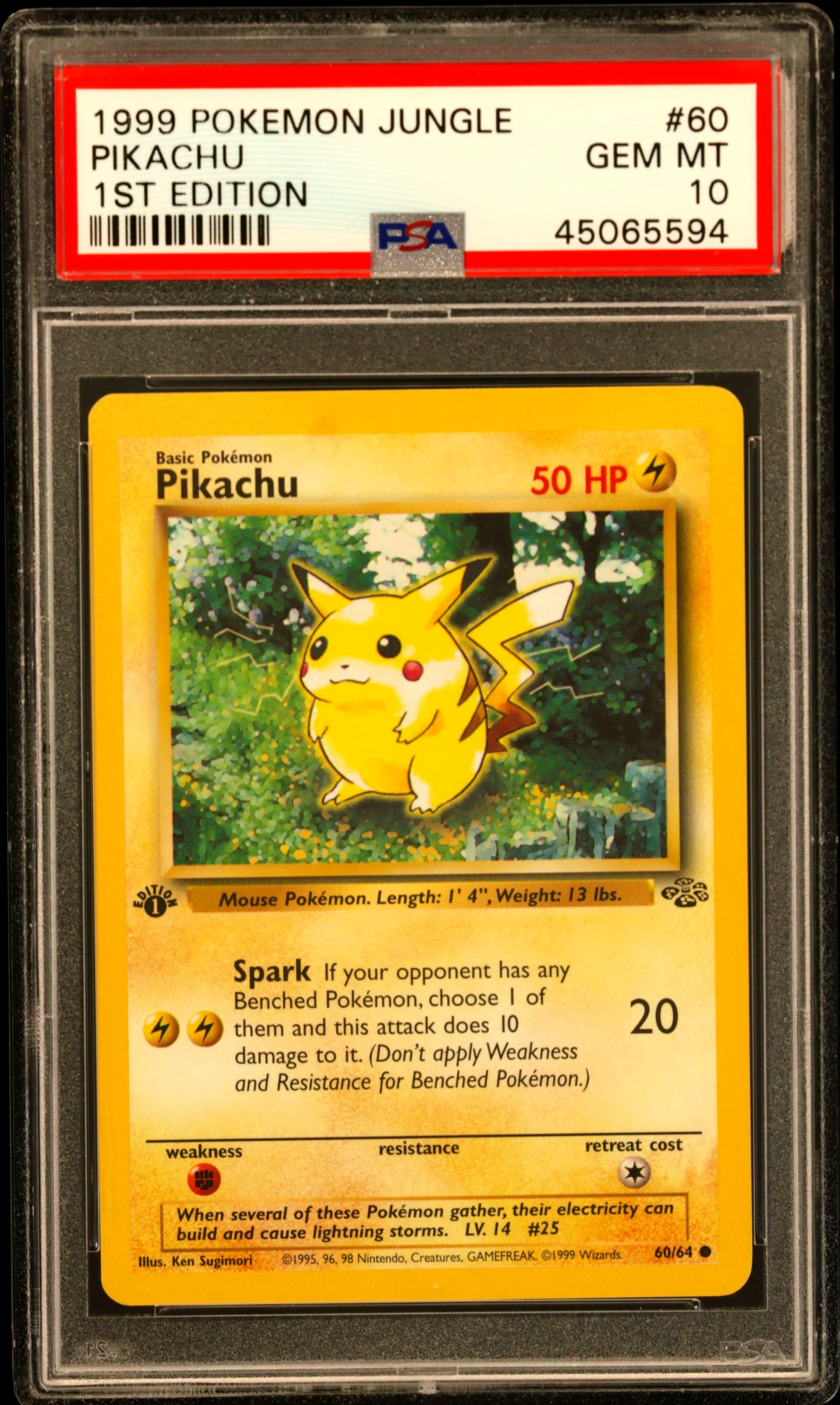 Pikachu 1st Edition