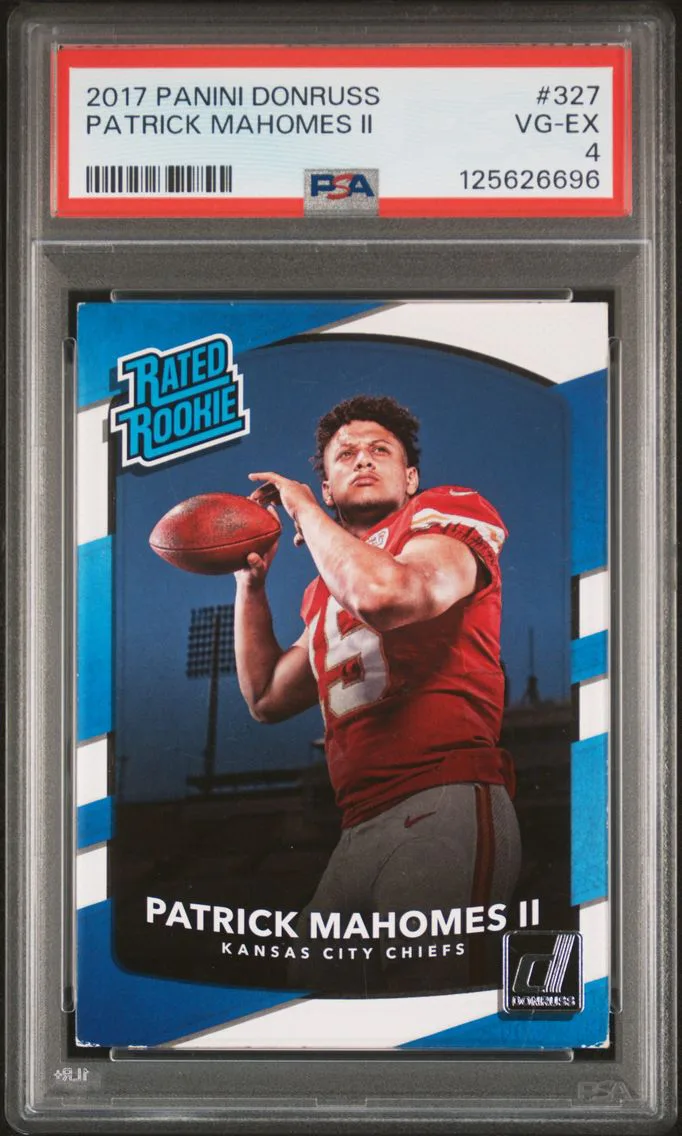 2017 #327 Patrick Mahomes II PSA 4 Panini Donruss