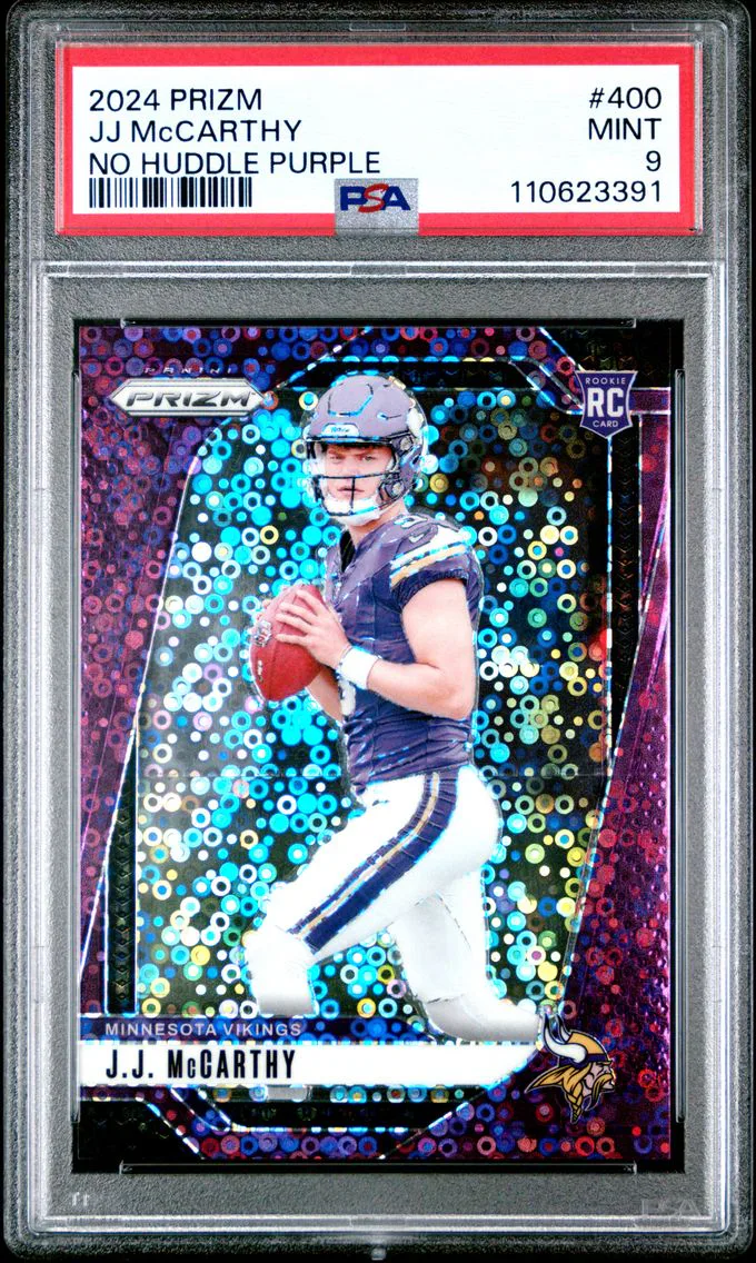 2024 #400 JJ McCarthy PSA 9 Panini Prizm