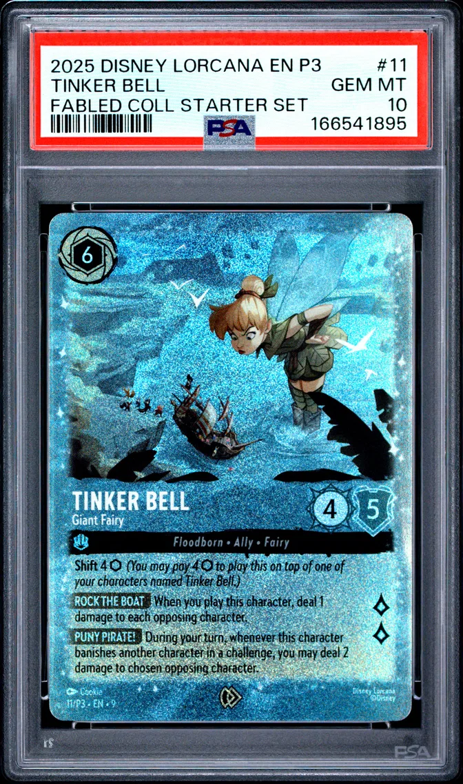 2025 #11 Tinker Bell - Giant Fairy PSA 10 Disney Lorcana EN P3-Promo