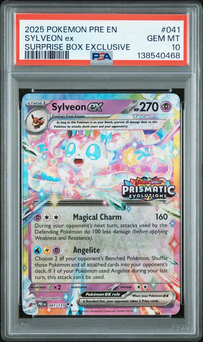 2025 #041 Sylveon EX PSA 10 Pre EN-Prismatic Evolutions
