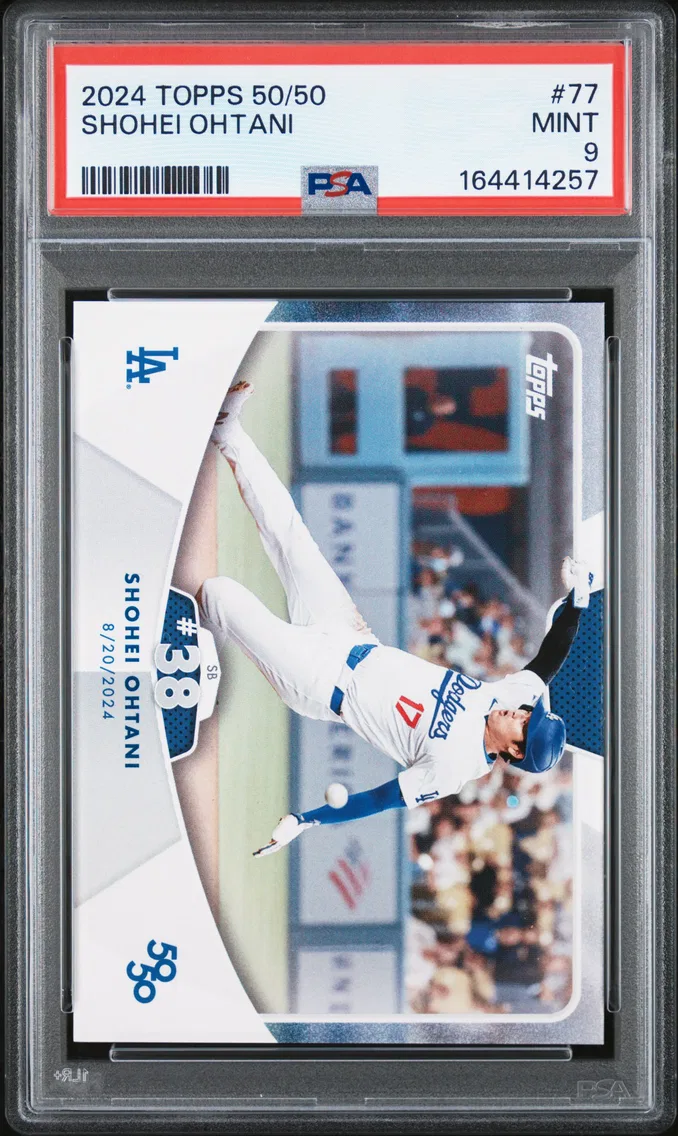 2024 #77 Shohei Ohtani PSA 9 Topps 50/50 Shohei Ohtani
