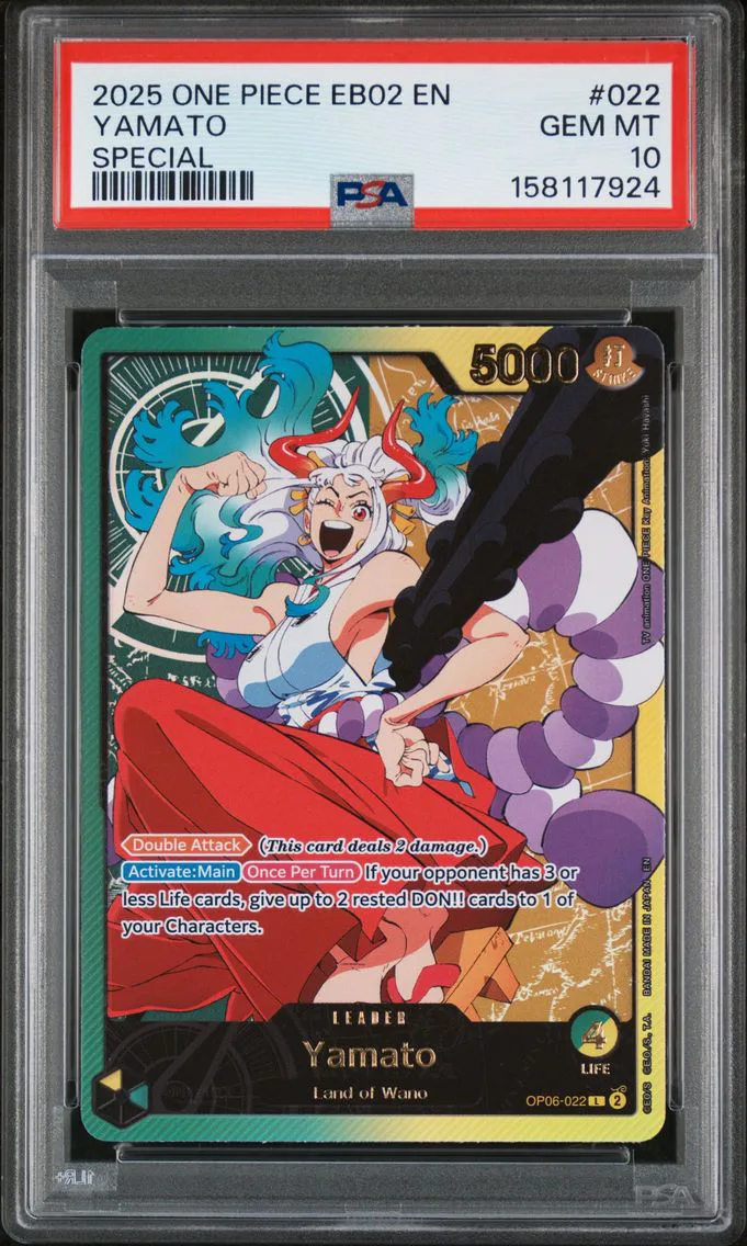 2025 #022 Yamato PSA 10 One Piec