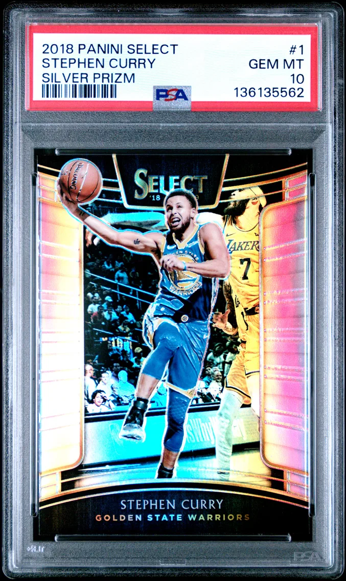 2018 #1 Stephen Curry PSA 10 Panini Select