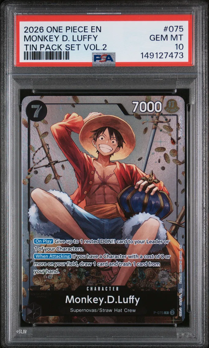2026 #075 Monkey D. Luffy PSA 10 One Piece Promos