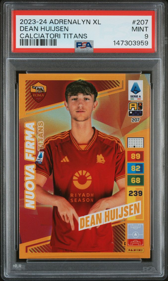 2023 #207 Dean Huijsen PSA 9 Pan