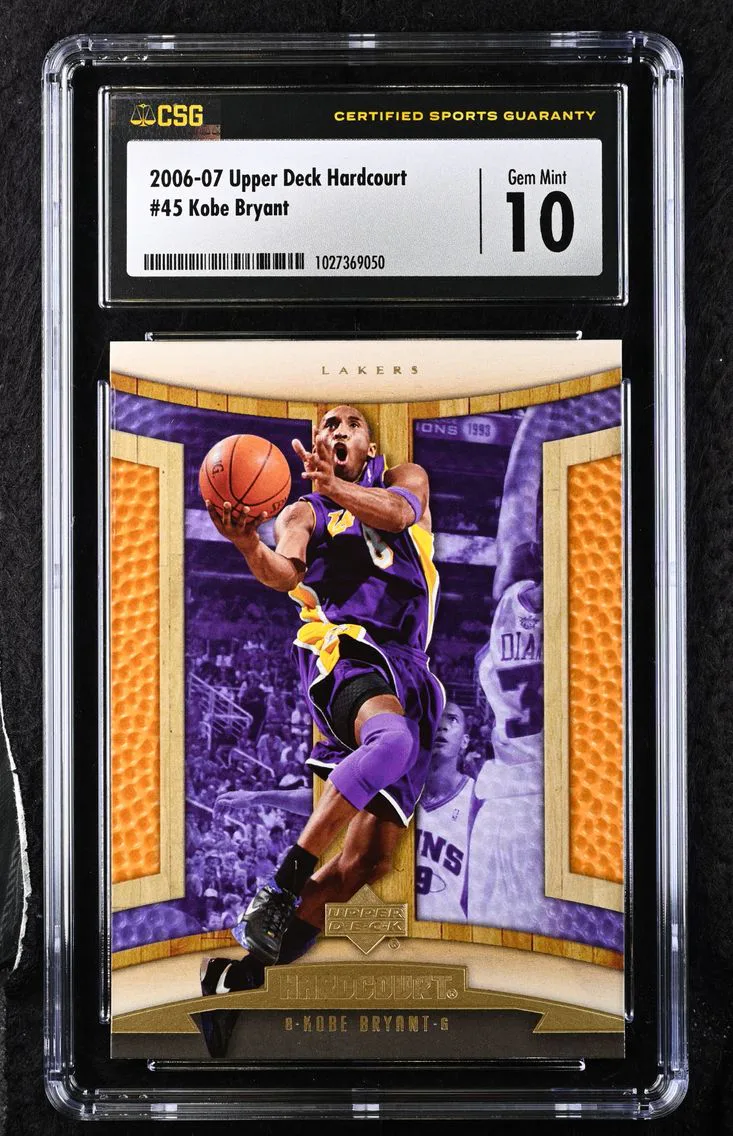 2006 #45 Kobe Bryant CGC 10 Upper Deck Hardcourt