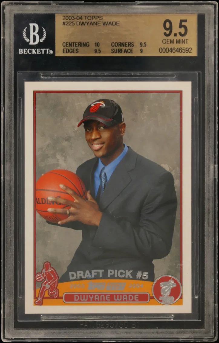 2003 #225 Dwyane Wade RC BGS 9.5 Topps