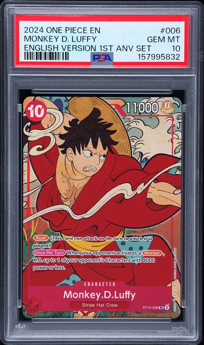 2024 #006 Monkey D. Luffy PSA 10