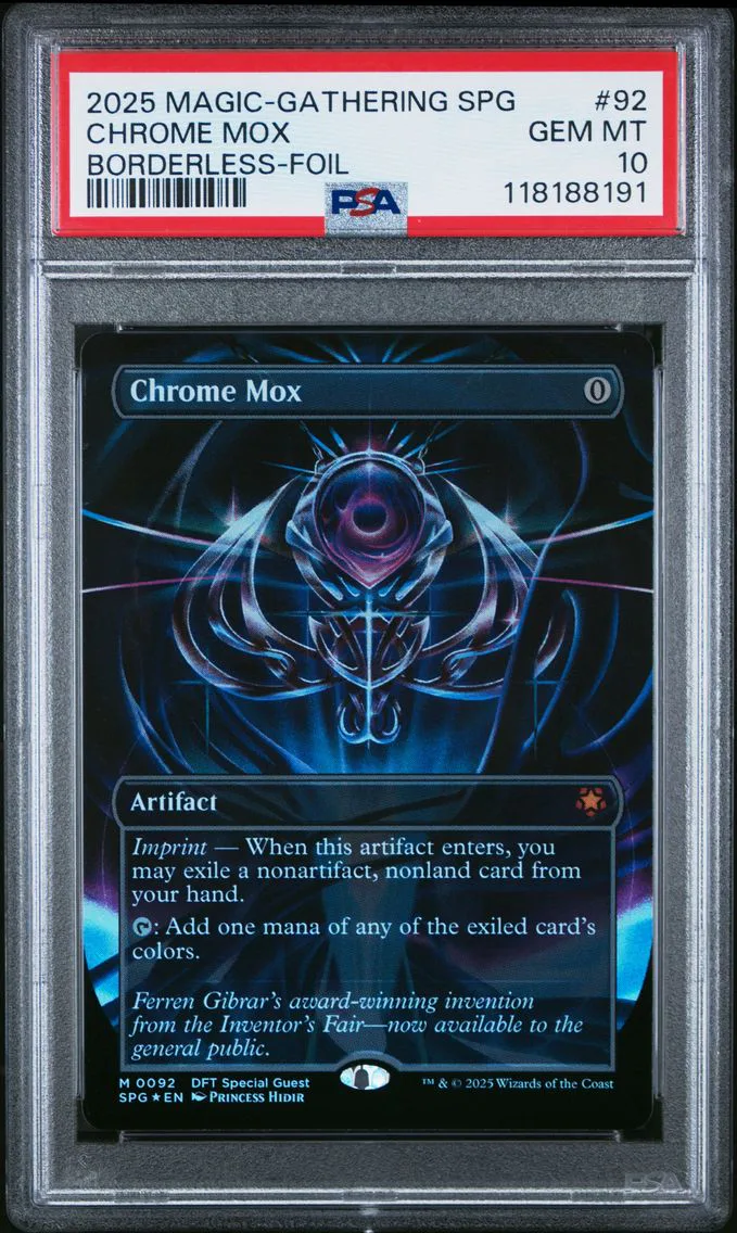 2025 #92 Chrome Mox PSA 10 Aetherdrift Special Guests Magic the Gathering