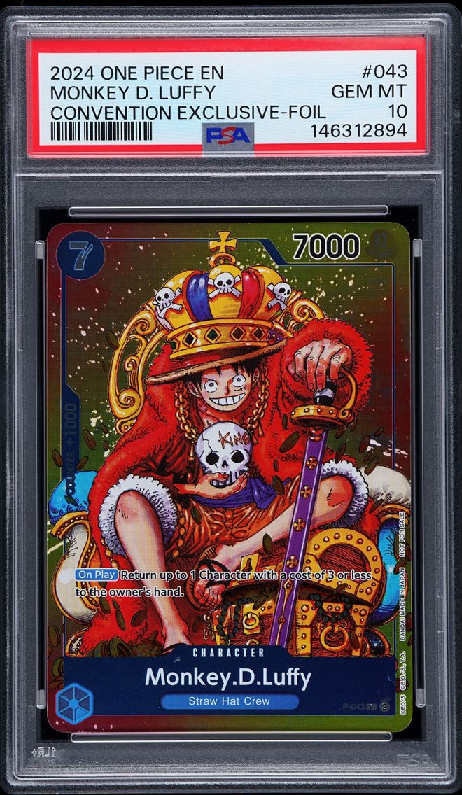 2024 #043 Monkey D. Luffy PSA 10
