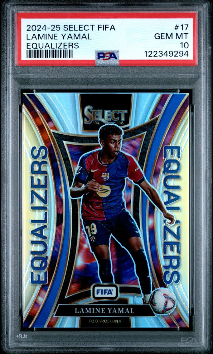 2024 #17 Lamine Yamal PSA 10 Panini Select FIFA Equalizers