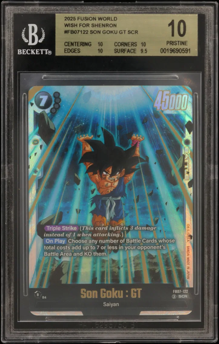 2025 #FB07122 Son Goku : GT SCR BGS 10 Dragon Ball Super Card Game Fusion World Wish for Shenron