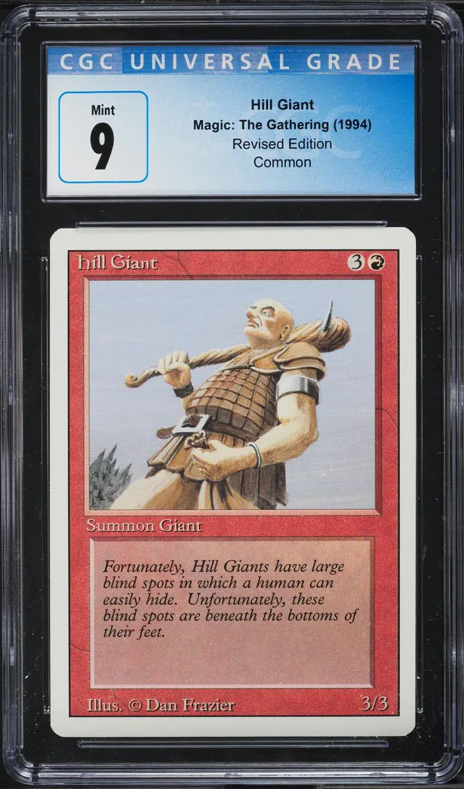 1994 #NA REVISED EDITION HILL GIANT CGC 9 MAGIC THE GATHERING