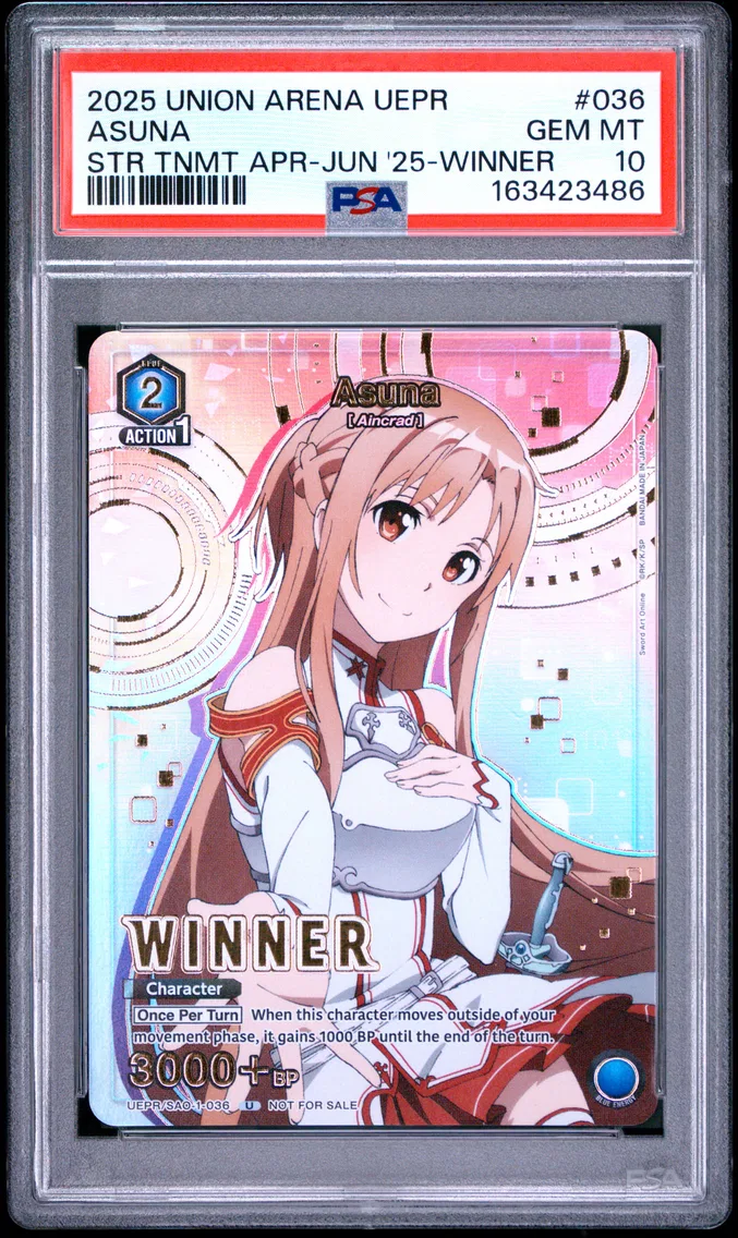 2025 #036 Asuna PSA 10 Union Arena Uepr-Promos