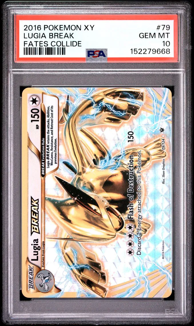 2016 Pokemon XY Fates Collide Lugia Break XY Fates Collide #79 PSA 10