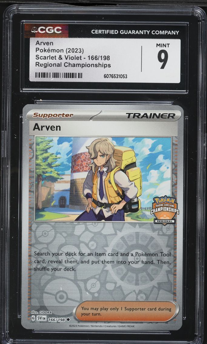 2023 #166 Arven CGC 9 Svi EN-Scarlet & Violet Pokemon