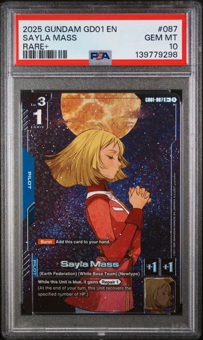 2025 #087 Sayla Mass PSA 10 Gundam Newtype Rising