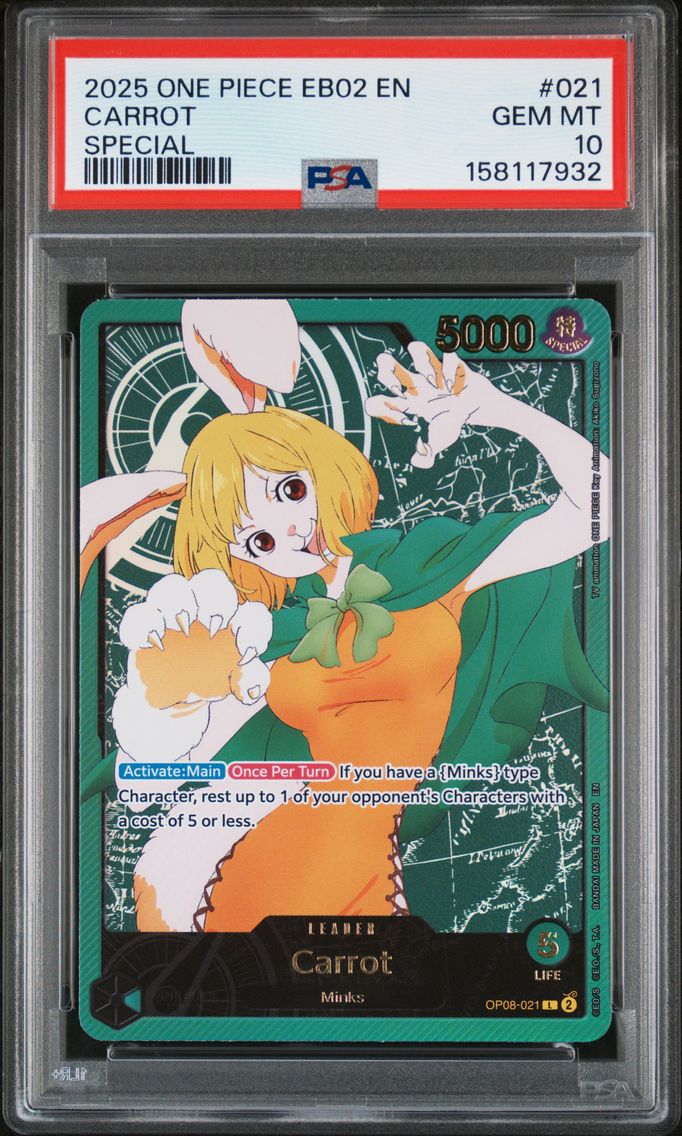 2025 #021 Carrot PSA 10 One Piec