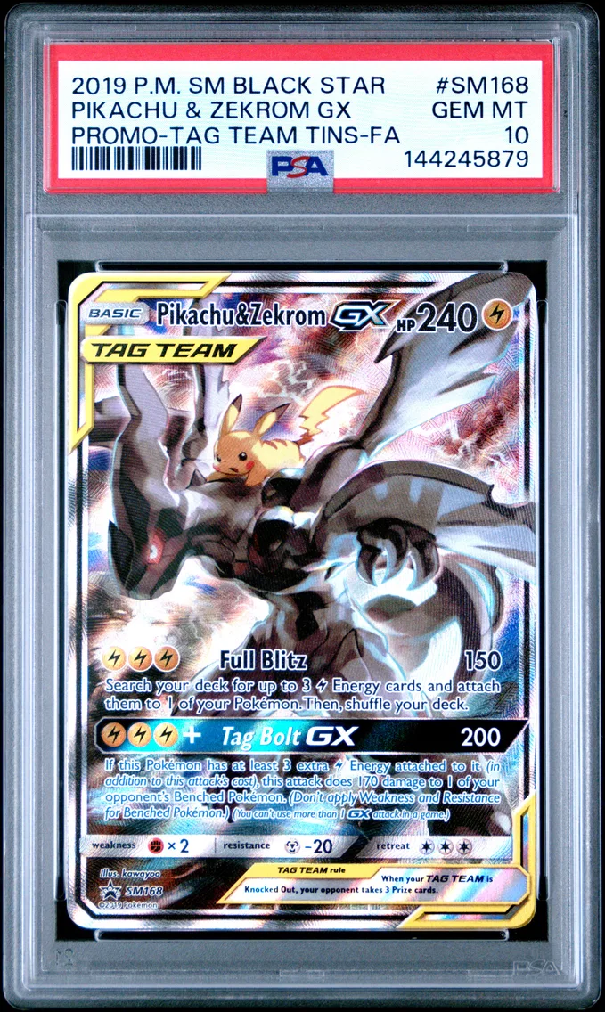 2019 #SM168 Full Art/Pikachu & Z