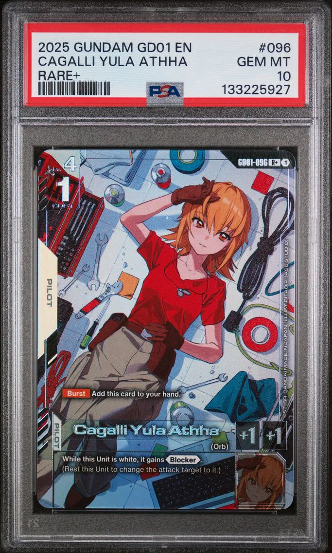 2025 #096 Cagalli Yula Athha PSA 10 Gundam Newtype Rising