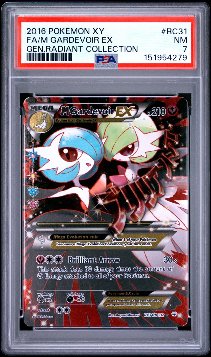 2016 #RC31 Full Art/M Gardevoir EX PSA 7 XY Generations Radiant Collection