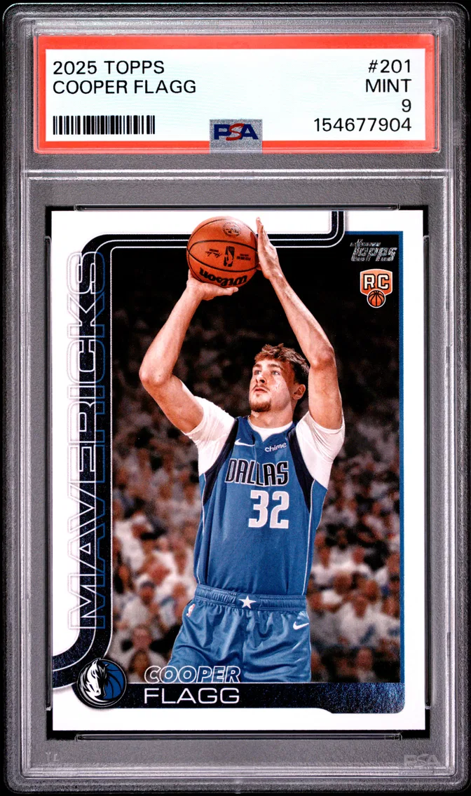 2025 #201 Cooper Flagg PSA 9 Topps