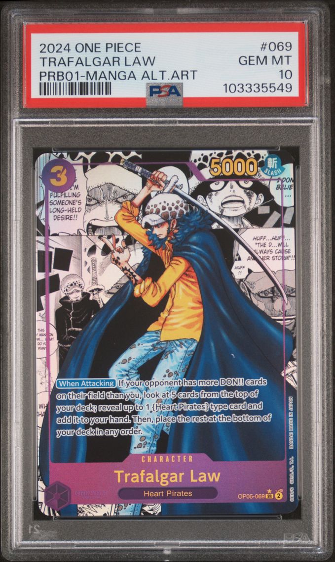 2024 #069 Trafalgar Law PSA 10 P