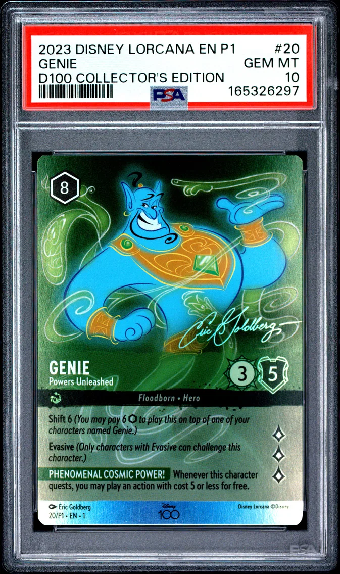 2023 #20 Genie - Powers Unleashed PSA 10 Disney Lorcana EN P1-Promo