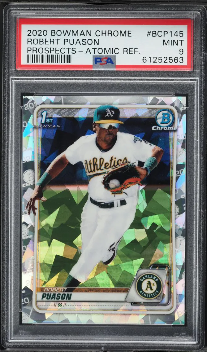 2020 #BCP145 Robert Puason PSA 9 Bowman Chrome Prospects Baseball