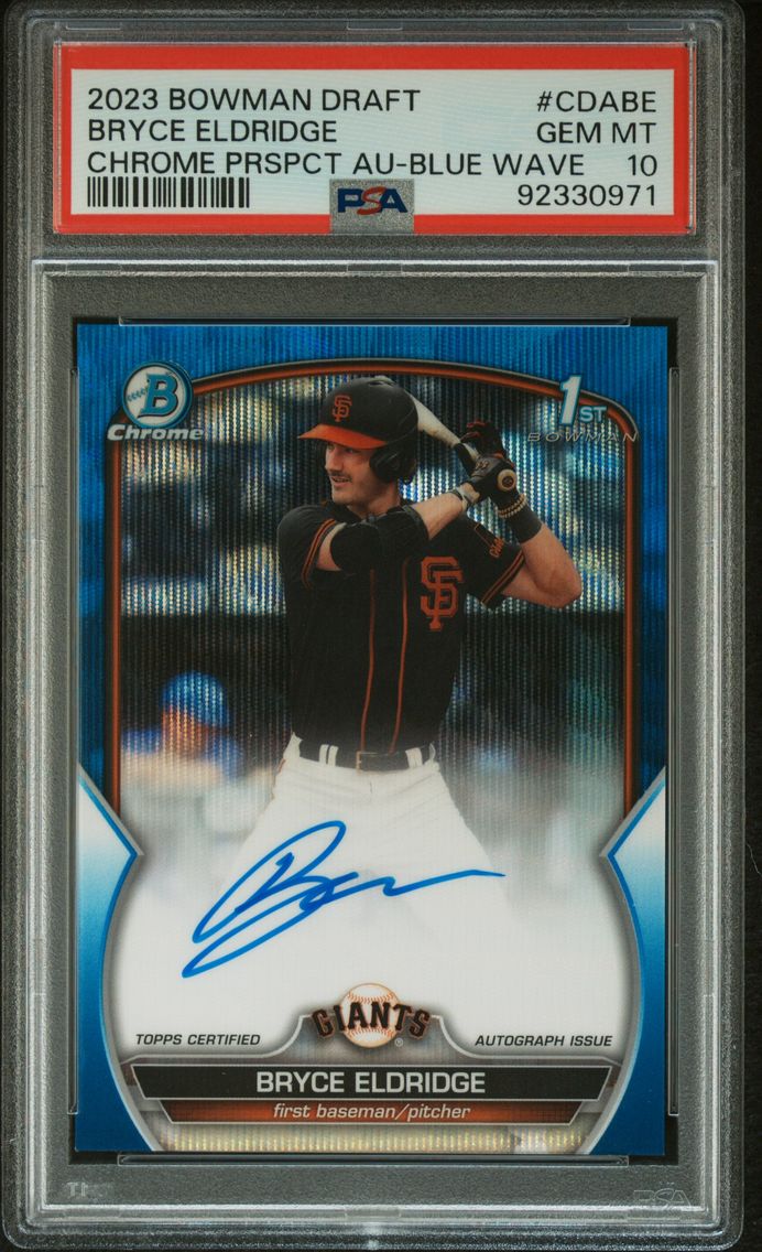 2023 #CDABE Bryce Eldridge PSA 1