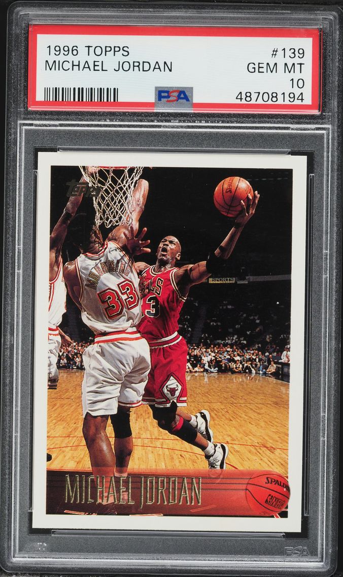 1996 #139 Michael Jordan PSA 10